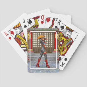 Jeu De Cartes Guerrière asiatique