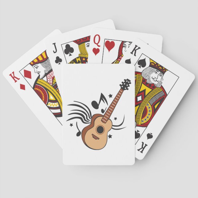 Jeu De Cartes Guitare acoustique (dos)