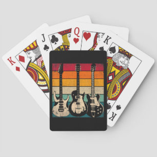 Jeu De Cartes Guitare rétro