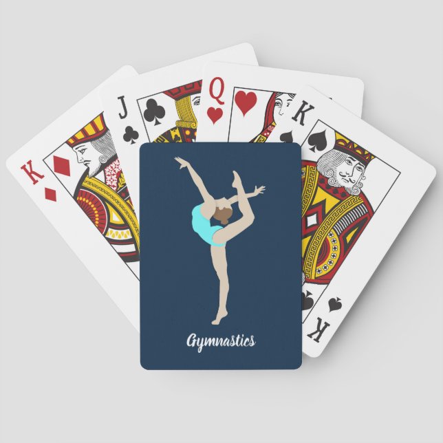 Jeu De Cartes Gymnaste féminine (dos)