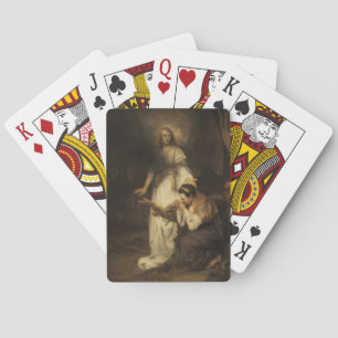 Jeu De Cartes Hagar et l'Ange (par Carel Fabritius)