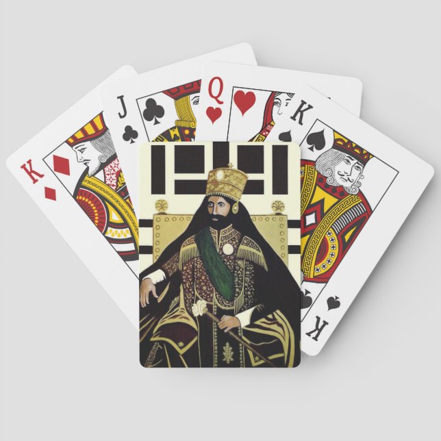 Jeu De Cartes Haile Selassie (dos)