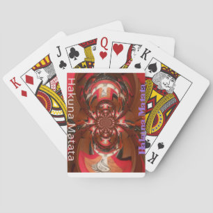 Jeu De Cartes Hakuna Matata Halloween Masque Kaleidoscope Abstra