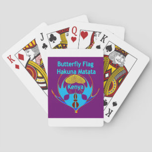 Jeu De Cartes "Hakuna Matata Kenya" Impression artistique de pap