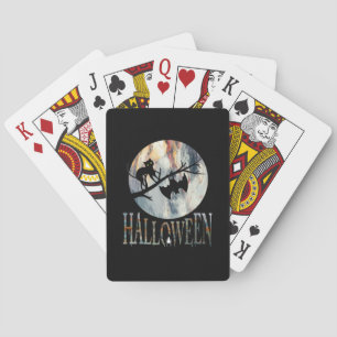 Jeu De Cartes Halloween Funny Chat Halloween Anniversaire