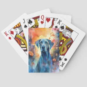 Jeu De Cartes Halloween grand Danse avec la peur Citrouille