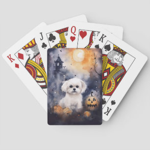 Jeu De Cartes Halloween Maltais Avec Peur Citrouille