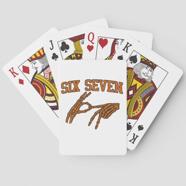 Jeu De Cartes Halloween Six Sept Mèmes Langue Des Signes 67 Maso (dos)
