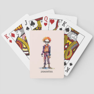 Jeu De Cartes Halloween Zombie Cute Kid personnalisé (6)