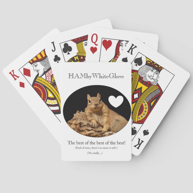 Jeu De Cartes HAMbyWhiteGlove - Jouer aux cartes - Écureuil avec (dos)