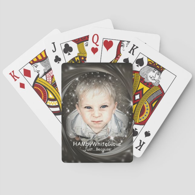 Jeu De Cartes HAMbyWhiteGlove - Jouer aux cartes - "Juste parce  (dos)