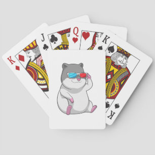 Jeu De Cartes Hamster avec lunettes