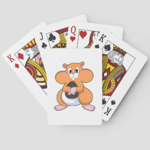 Jeu De Cartes Hamster avec noyer