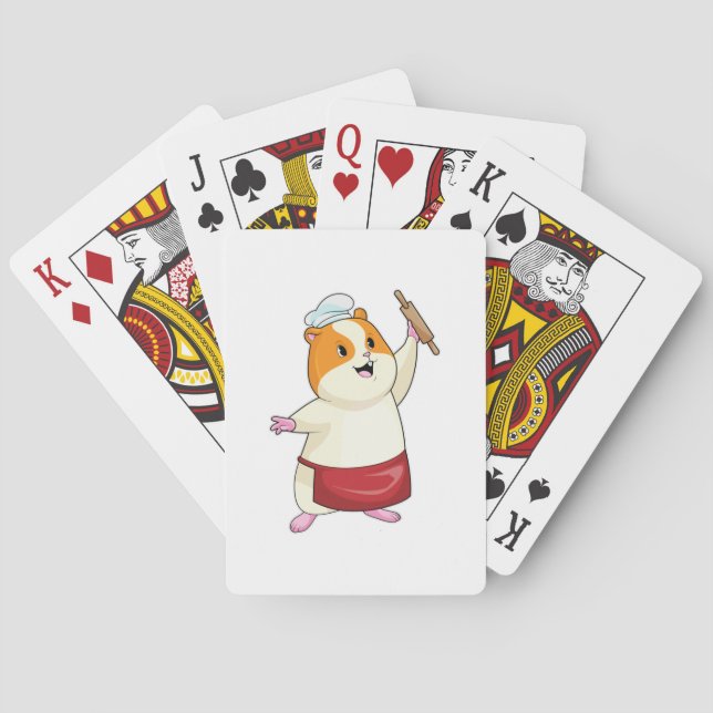 Jeu De Cartes Hamster comme boulon avec broche à rouleaux (dos)