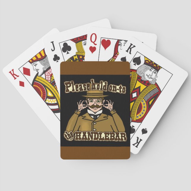 Jeu De Cartes Handlebar Mustache Gentleman (dos)