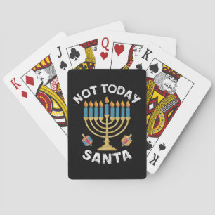 Jeu De Cartes Hanoukka pas aujourd'hui Père Noël juif Chanoukah