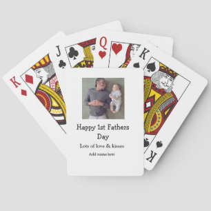 Jeu De Cartes happy 1st fête des pères ajouter nom amour baisers