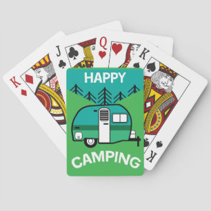 Jeu De Cartes Happy Campers   Caravaner   Camper Thlow Pillow Mu
