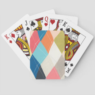 Jeu De Cartes Harlequin Hopscotch - Motif Jacquard