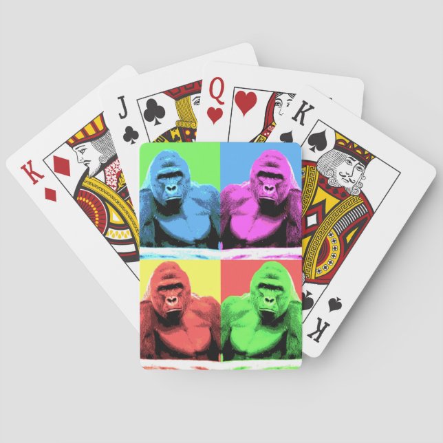 Jeu De Cartes Harmbe Pop Art Jouer Cartes (dos)