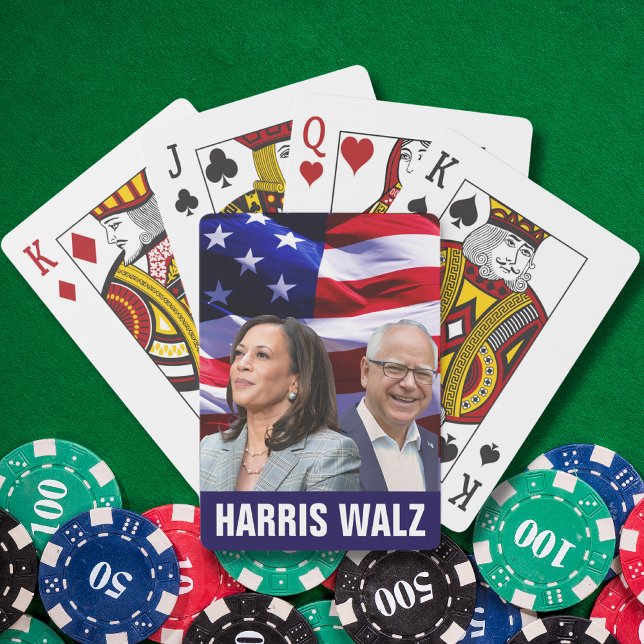 Jeu De Cartes Harris Waltz 2024 - Kamala Harris Tim Waltz (Créateur téléchargé)