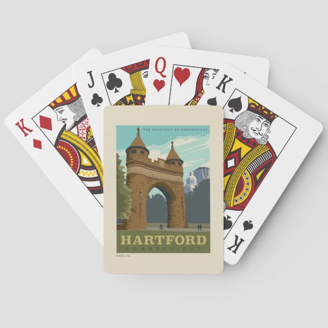 Jeu De Cartes Hartford, CT (dos)