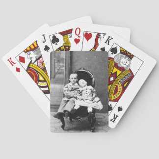 Jeu De Cartes Haunting Vintage Sibling Portrait
