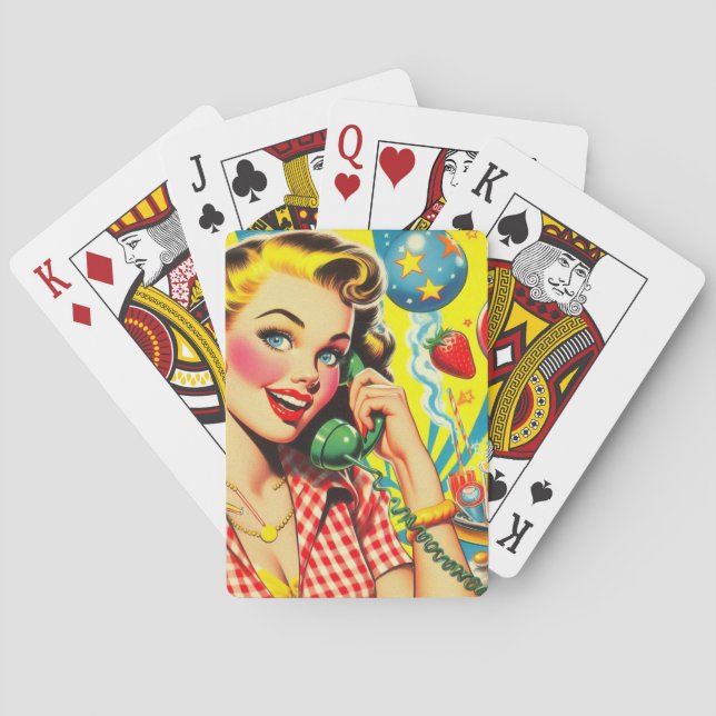 Jeu De Cartes Haut Kitsch rétro (dos)