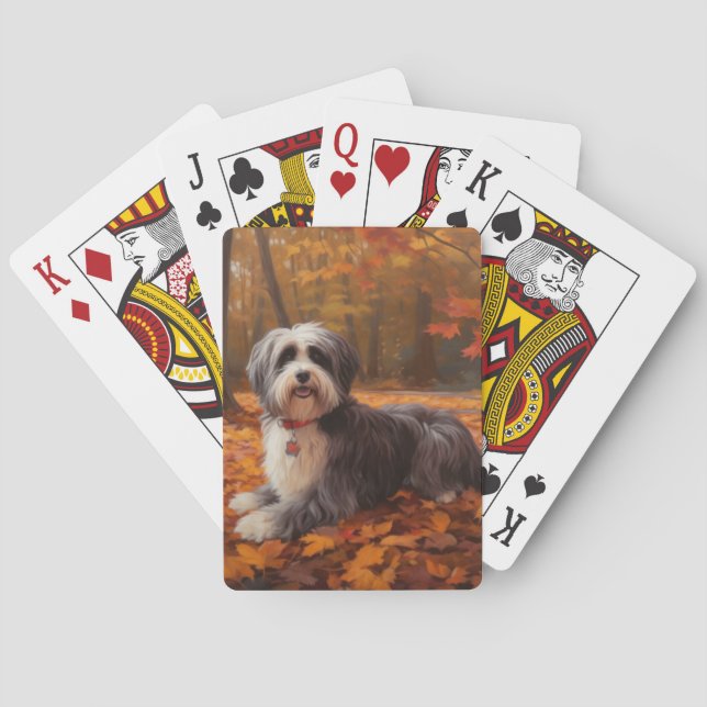 Jeu De Cartes Havanais en automne Feuilles automne Inspiration (dos)