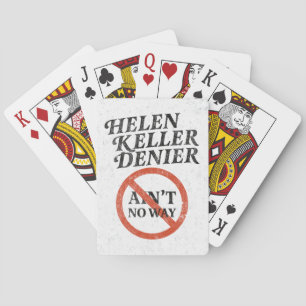 Jeu De Cartes Helen Keller Dénonciateur Y'a Pas Moyen Mème Vinta