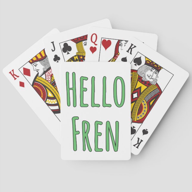 Jeu De Cartes Hello Fren (dos)