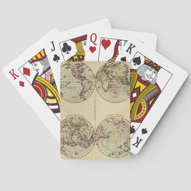 Jeu De Cartes Hémisphères (dos)