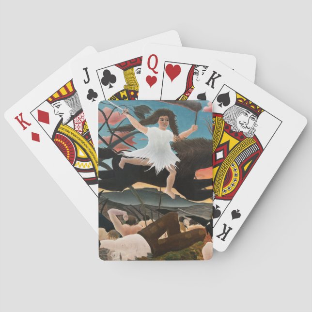 Jeu De Cartes Henri Rousseau - La guerre (dos)