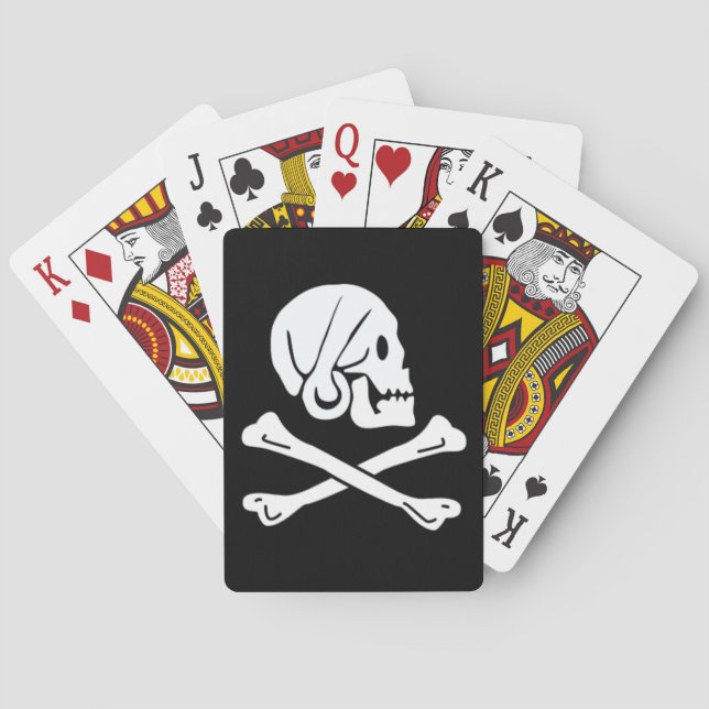 Jeu De Cartes Henry Chaque authentique drapeau Pirate (dos)