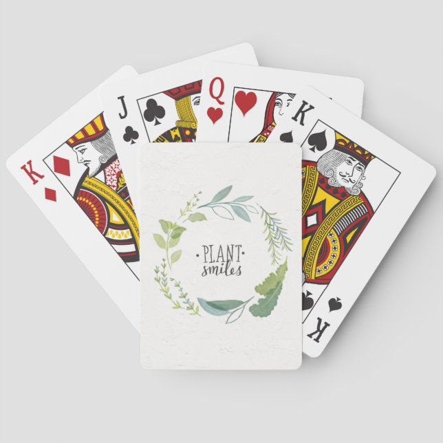 Jeu De Cartes Herbes fines II | Sourires Plantes (dos)