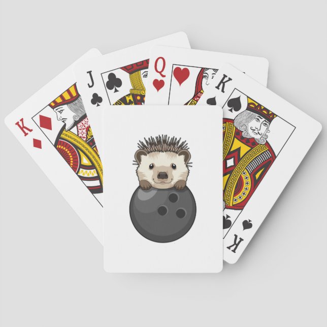 Jeu De Cartes Hérisson à Bowling avec Bowling (dos)