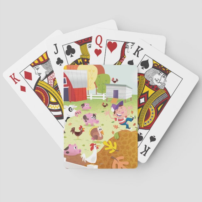 Jeu De Cartes Heure de compter - la basse cour (dos)