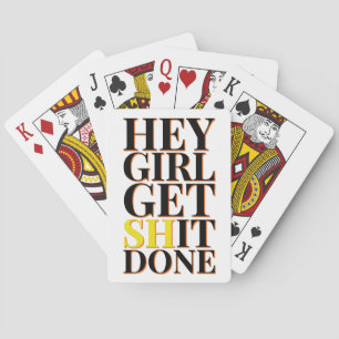 Jeu De Cartes Hey Girl Get SH It Done - Inspirationnel
