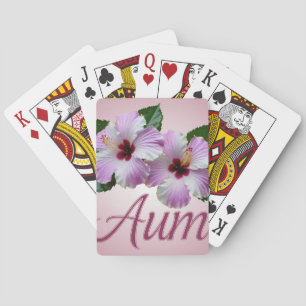 Jeu De Cartes Hibiscus Fleurs Aum Jouer Cartes