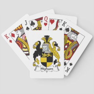 Jeu De Cartes Higham Family Crest