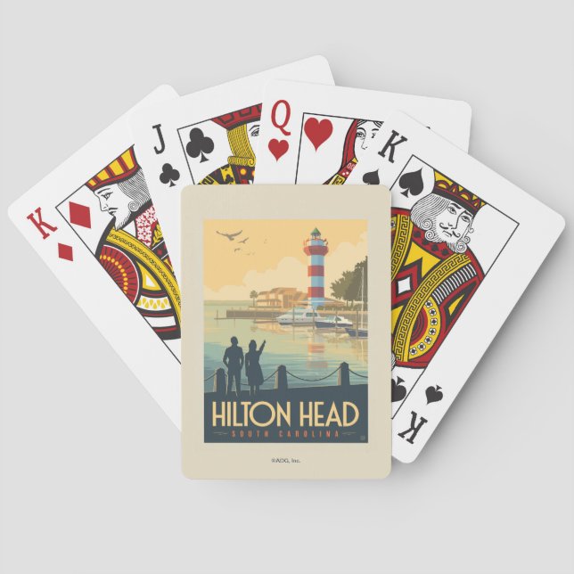 Jeu De Cartes Hilton Head | Caroline du Sud (dos)
