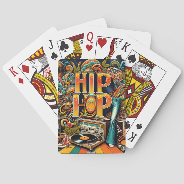 Jeu De Cartes Hip hop Lecture des cartes (dos)