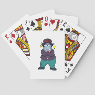 Jeu De Cartes Hippopotame en marié avec costume.PNG
