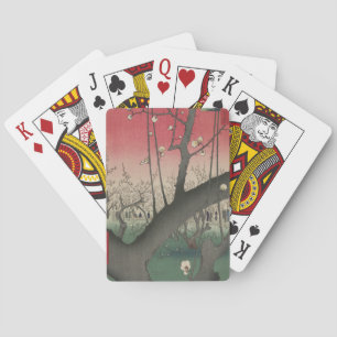 Jeu De Cartes Hiroshige Plum Estate Kameido : Japonais vintage