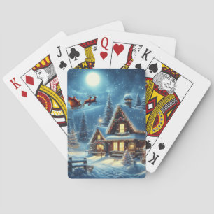 Jeu De Cartes Hiver/Père Noël/Noël/Neige