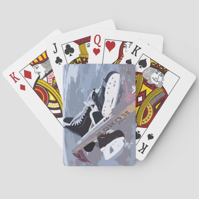 Jeu De Cartes Hockey sur glace (dos)