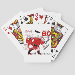 Jeu De Cartes HOHOHO Avoir un merveilleux Noël avec gratitude