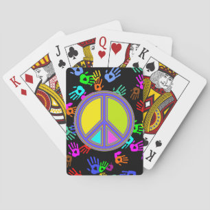 Jeu De Cartes holiES - panneau coloré PEACE + vos idées