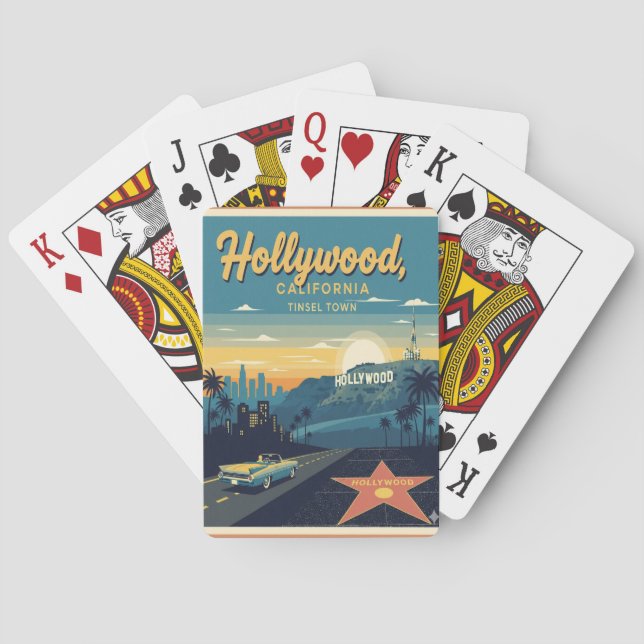 Jeu De Cartes Hollywood Tinsel Town (dos)