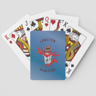 Jeu De Cartes Homard Homard 🦞 Drôle Cartoon Gangster